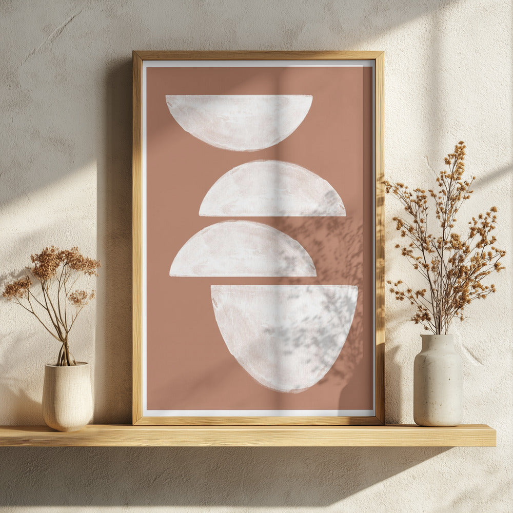 Earthen Harmony: Terracotta & Sage Wall Art for Calm Spaces