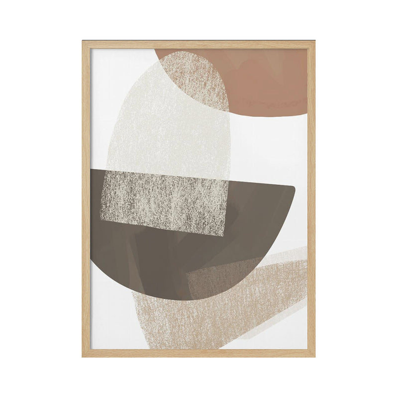 "Earth Geometric" Framed Print Wall Art