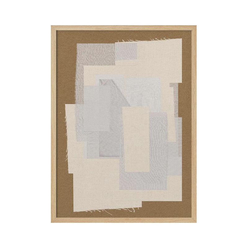 "Fabric Pattern 6" Framed Print Wall Art