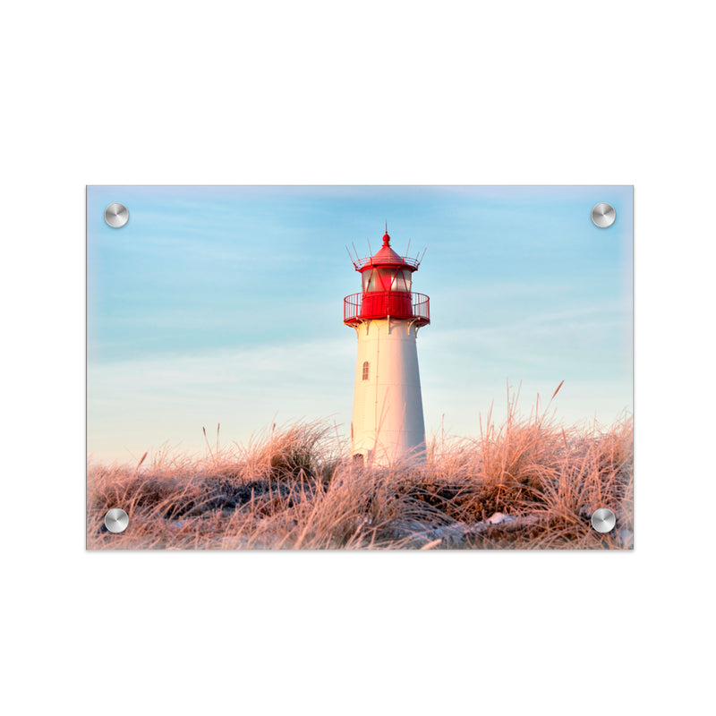 "Lighthouse Winter Morning" Acrylic Wall Art