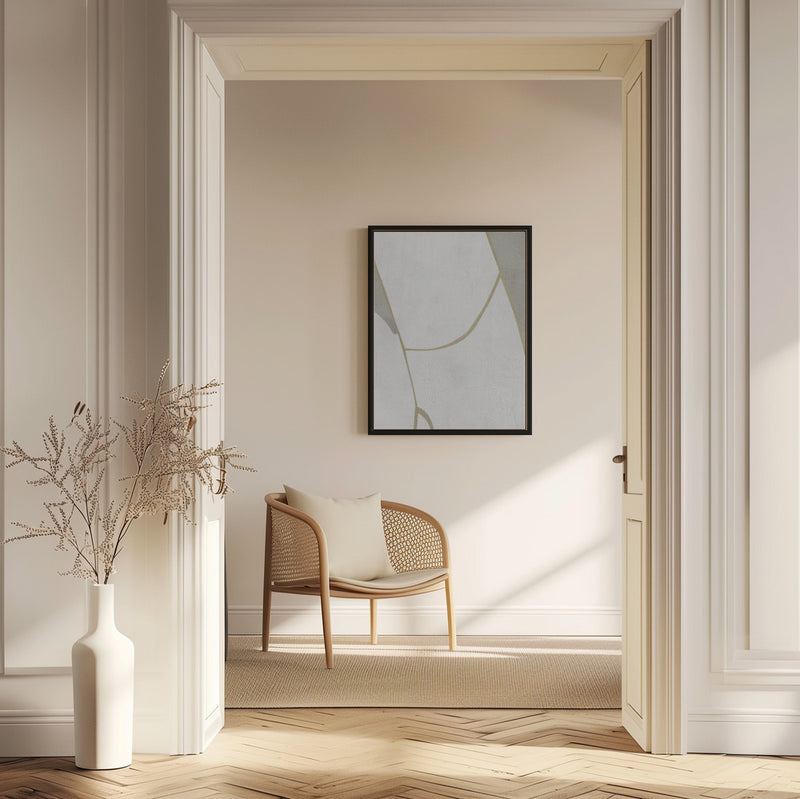 "Ancestry #6" Framed Canvas Wall Art by Alma Studio