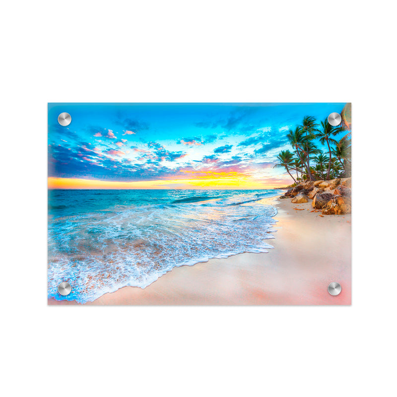 "Dawn in Punta Cana" Acrylic Wall Art