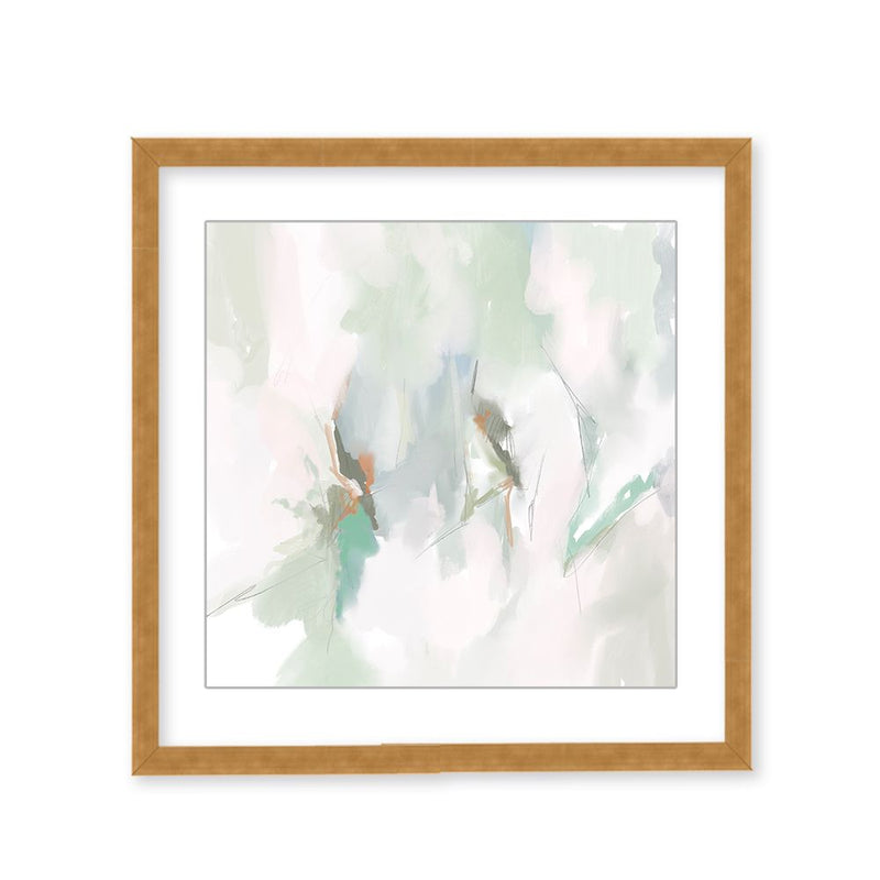 "Coastal Bloom" Framed Matted Print  Wall Art