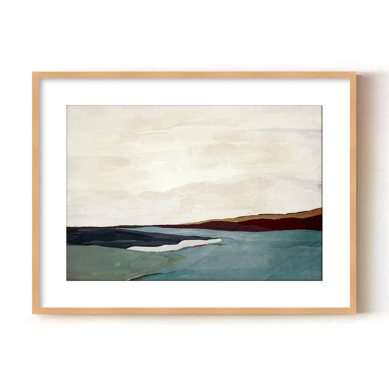 "Costa Modscape VI" Framed Matted Print Wall Art by ChiChi Décor