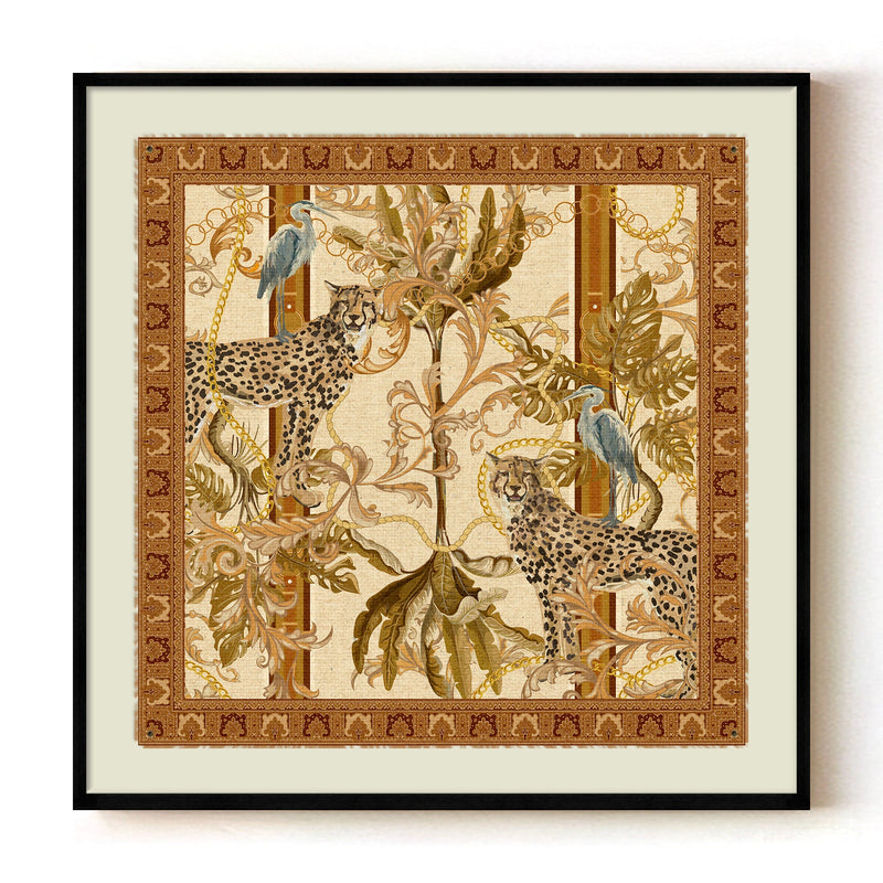 "Mirage of the Savanna" Framed Canvas Wall Art by ChiChi Décor