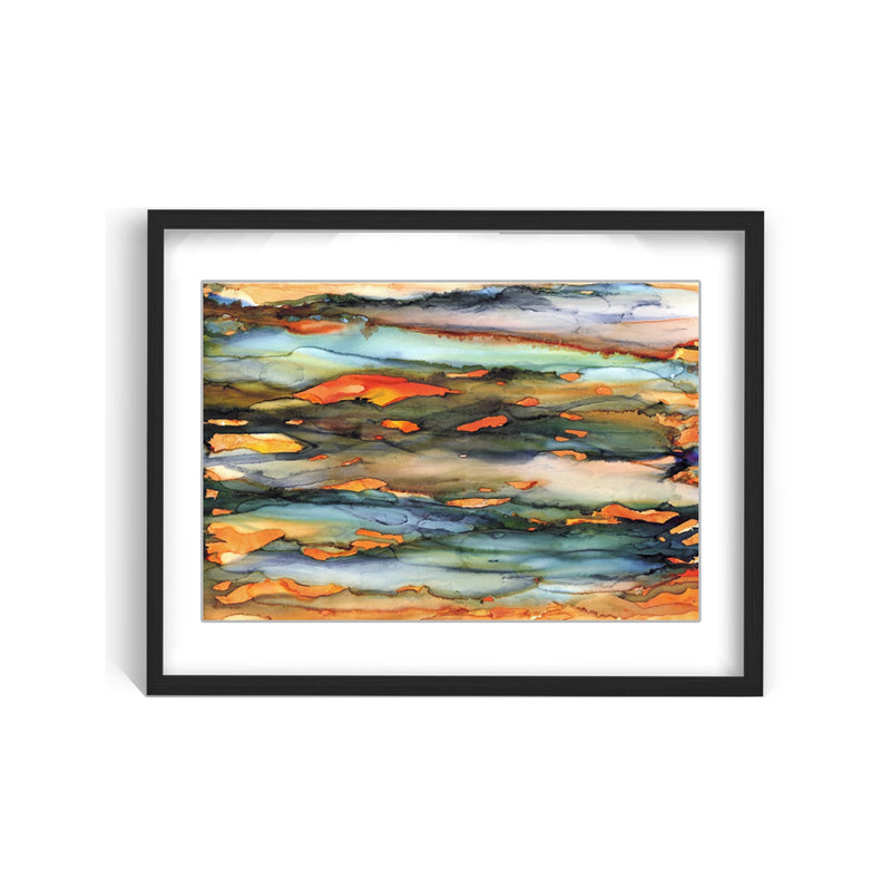 "Methane" Framed Matted Print Wall Art