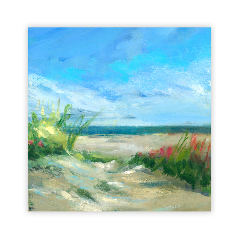 "Flowers & Seagrass" Acrylic Wall Art