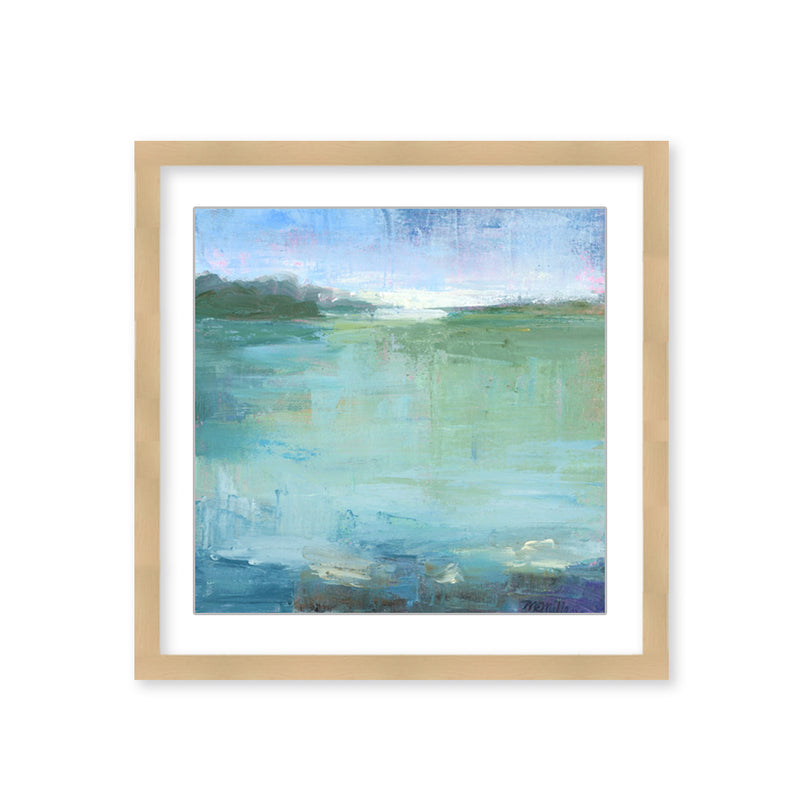"Watery" Framed Matted Print Wall Art