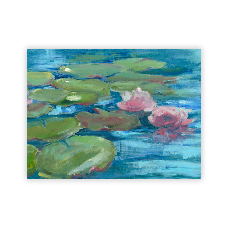 "Green Lily Pond" Acrylic Wall Art
