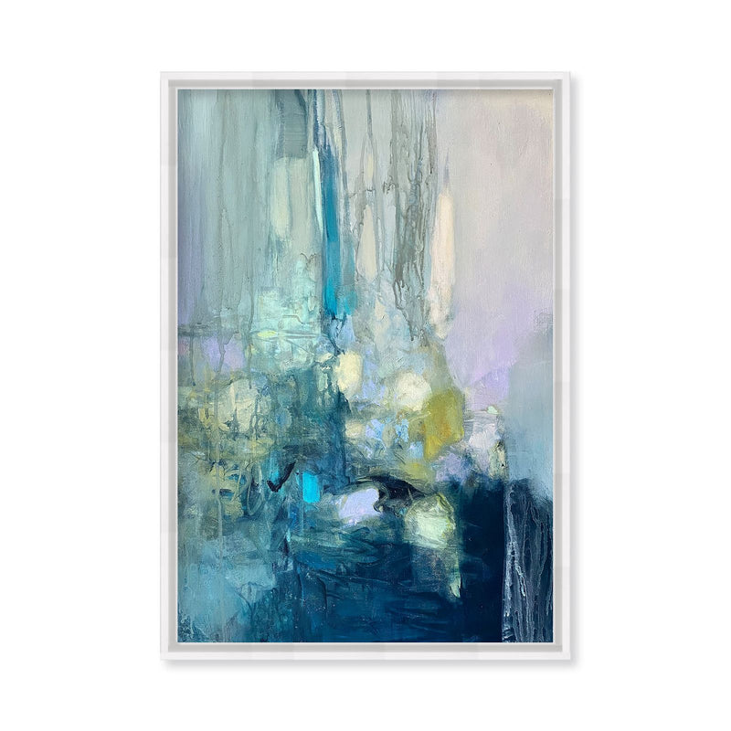 "The Falls"Framed Embellished Canvas Wall Art