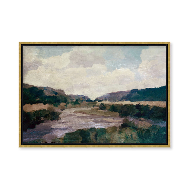 "Kernow Stream" Framed Canvas Wall Art