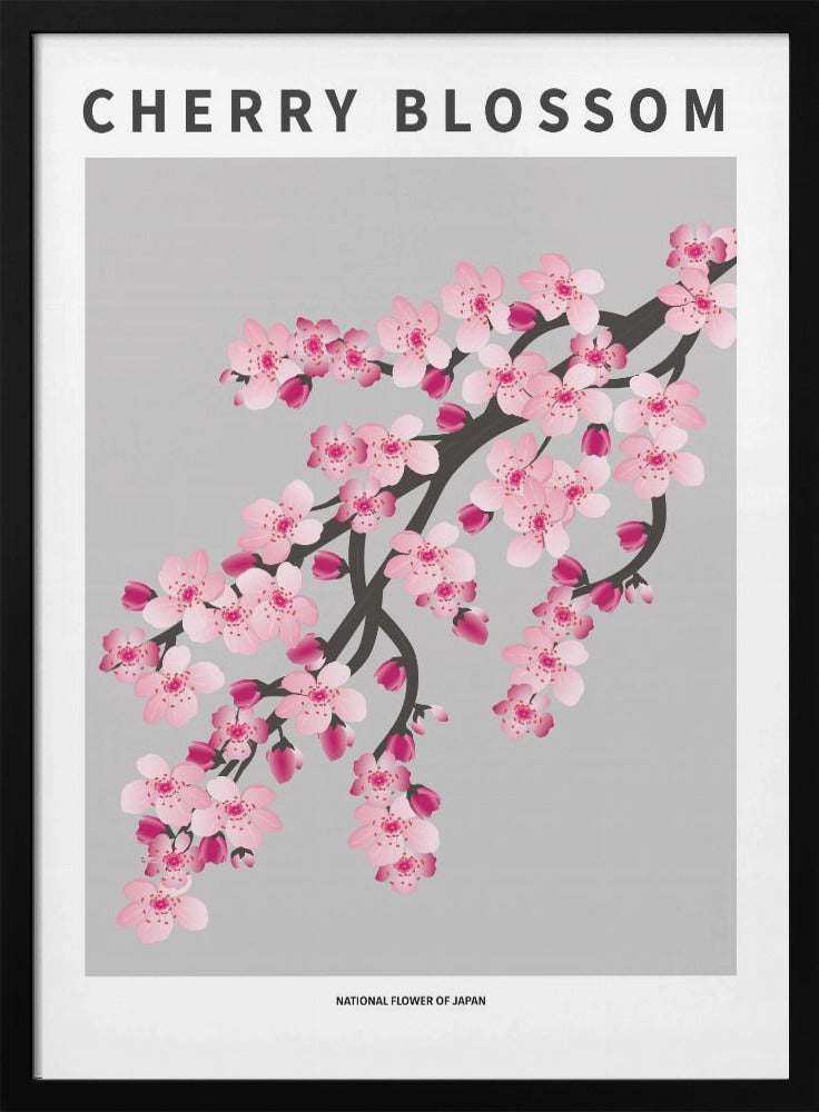 "Cherry blossom" Framed Textured Wall Art