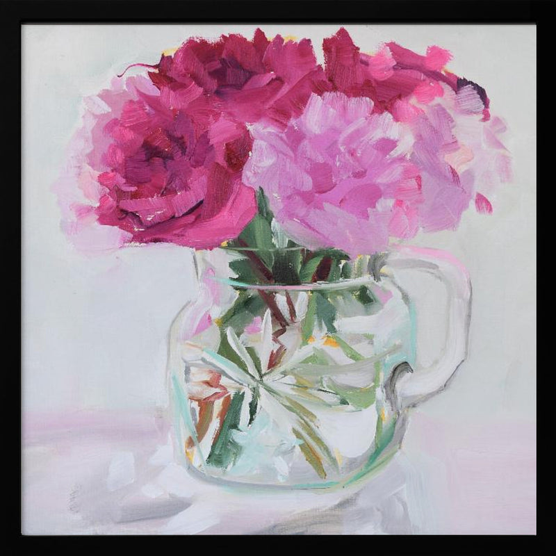 "Pretty In Pink" Framed Textured Wall Art