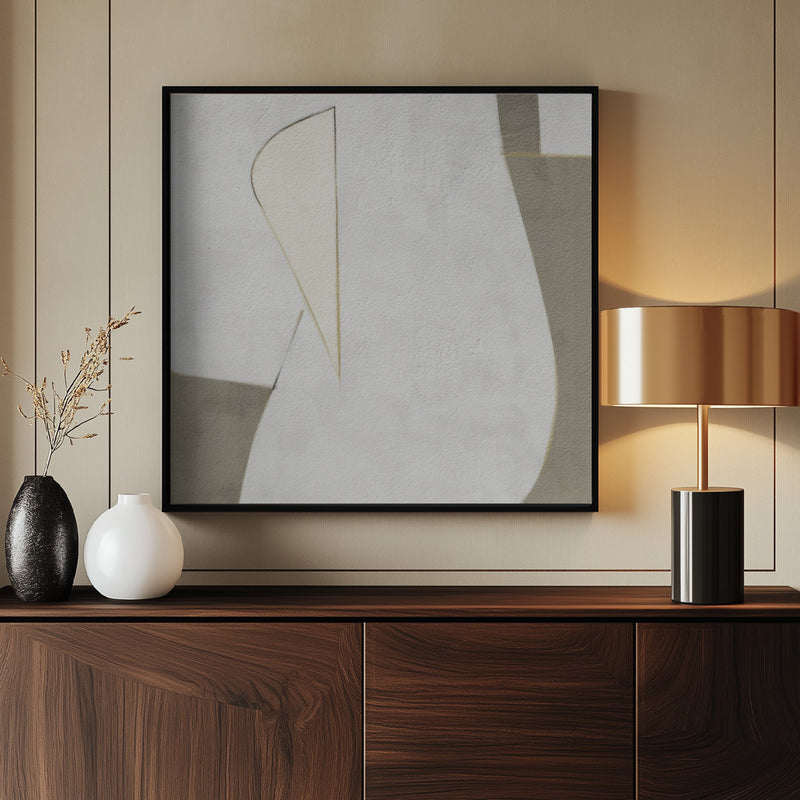 "Ancestry #4" Framed Canvas Wall Art by Alma Studio