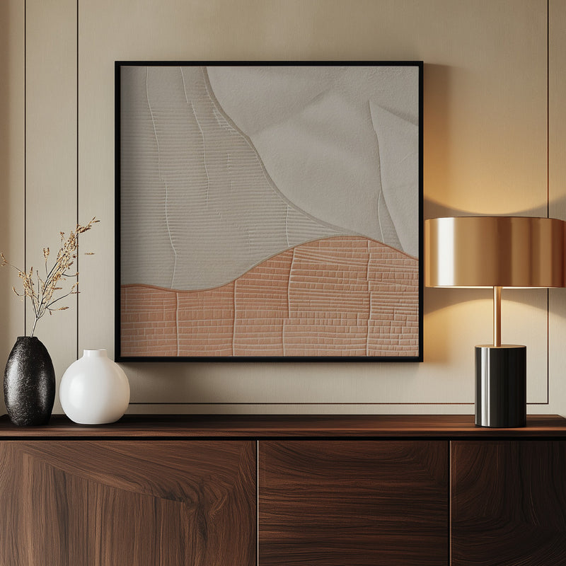 "Feeling II" Framed Canvas Wall Art by Alma Studio