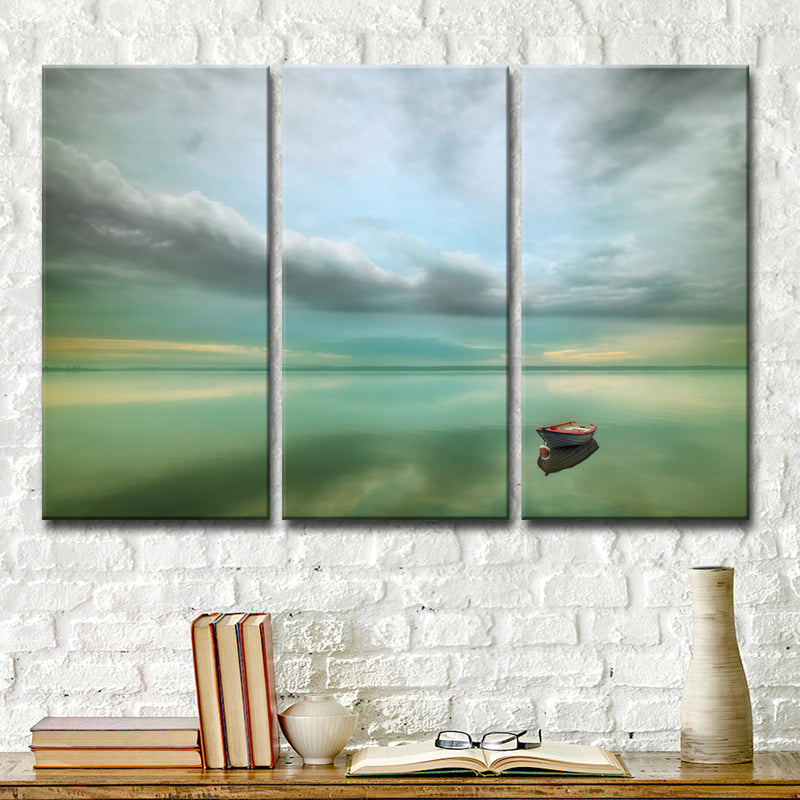 Calm' 3 Piece Wrapped Canvas Wall Art Set