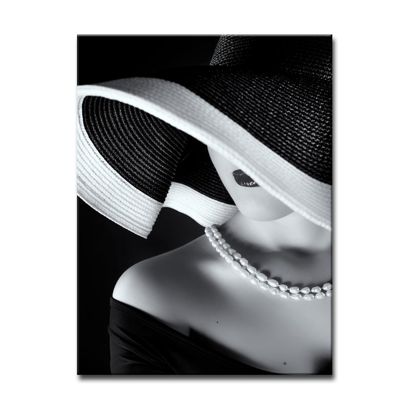 La Femme au Chapeau' Wrapped Canvas Wall Art