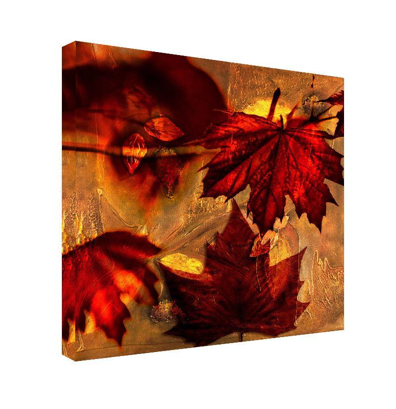 Fall Flowers' Wrapped Canvas Wall Art