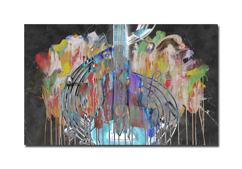 Muzik XVI' Wrapped Canvas Wall Art