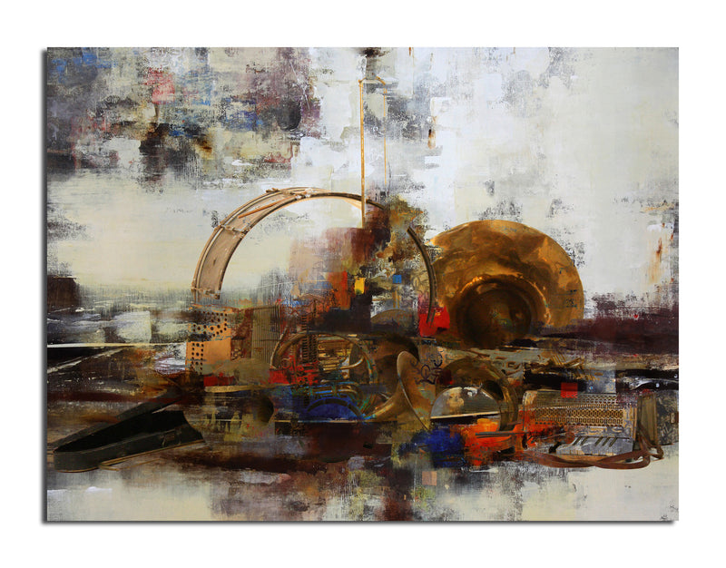 Muzik XIX' Wrapped Canvas Wall Art