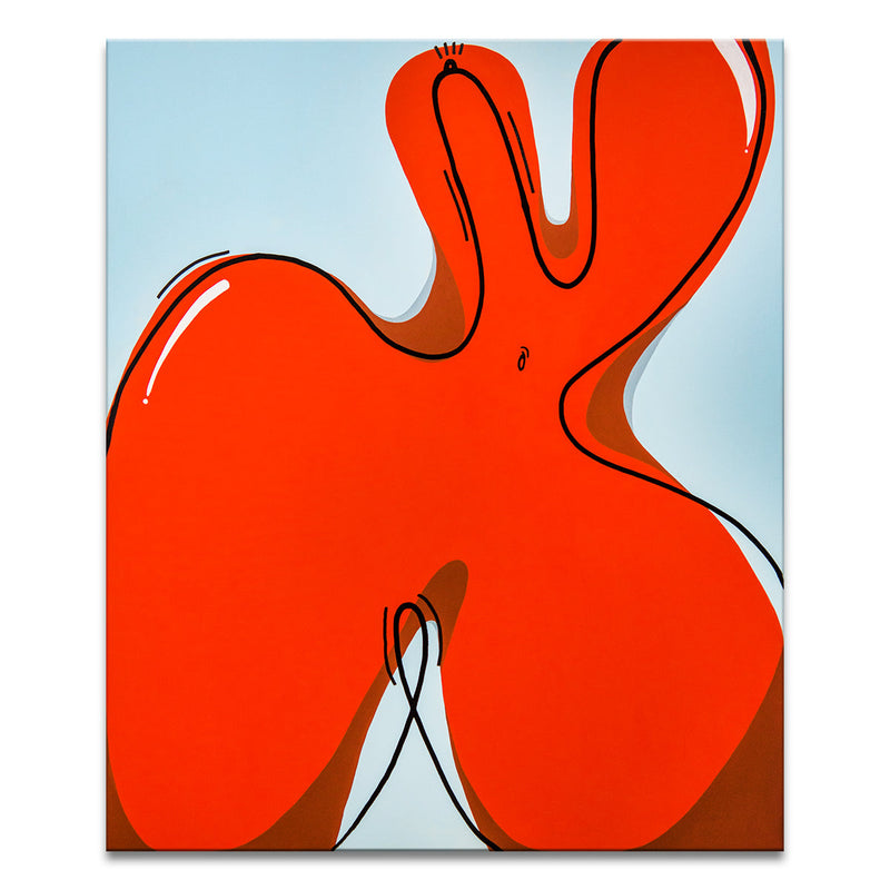 One of a Kind Original 'Red Like Roses' by Alejandra Linares