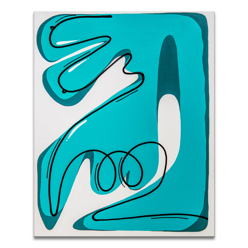 One of a Kind Original 'Thinking About You' by Alejandra Linares