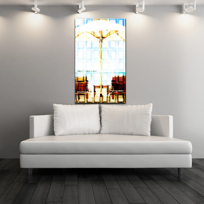 'A Day Sunbathing' Wrapped Canvas Wall Art