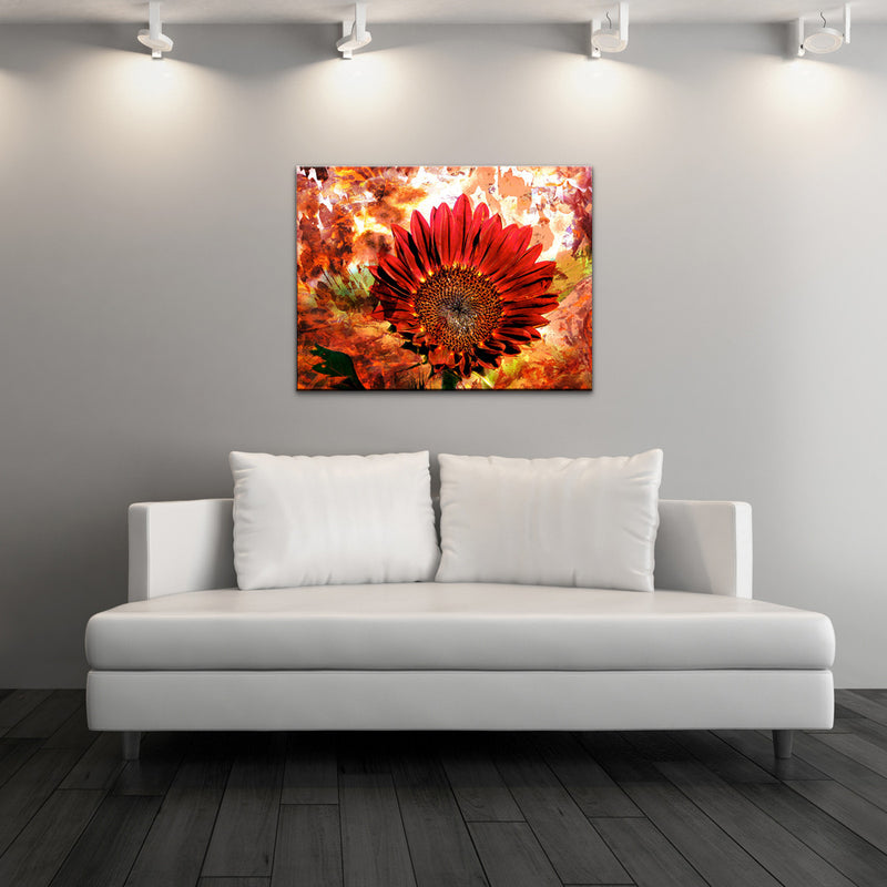 'Daisy' Wrapped Canvas Wall Art