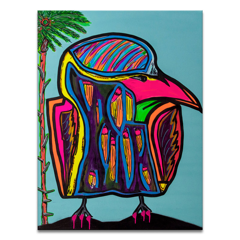 One of a Kind Original 'Untitled X' by Big Bear