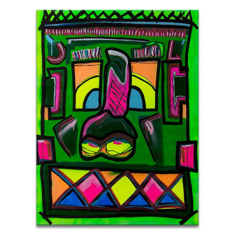 One of a Kind Original 'Untitled XI' by Big Bear