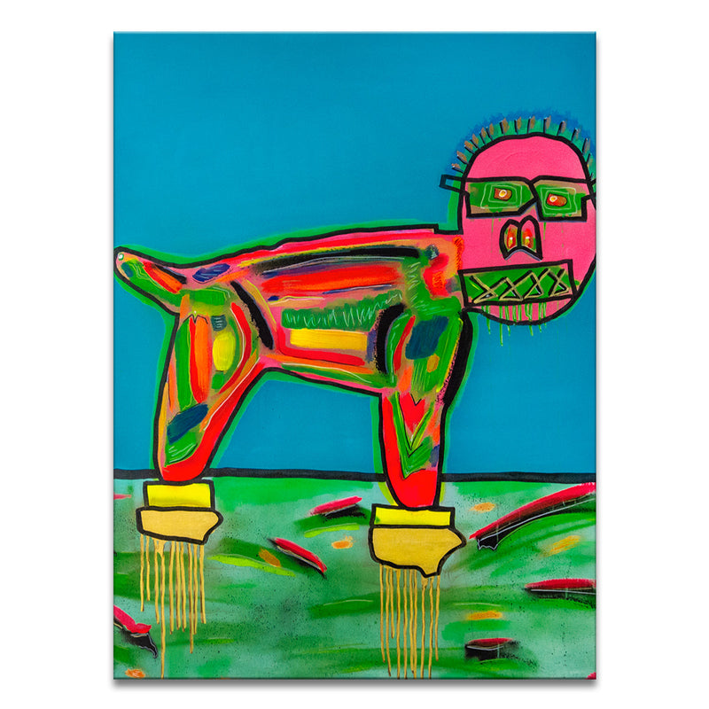 One of a Kind Original 'Untitled XII' by Big Bear