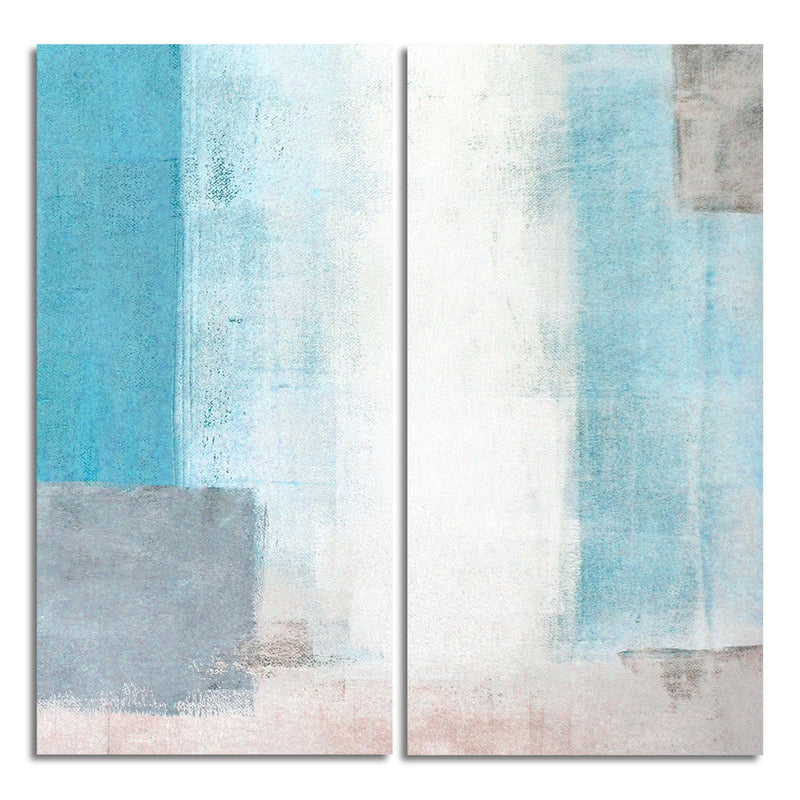 Bueno Exchange XXVIII' 2 Piece Wrapped Canvas Wall Art Set - Ready2HangArt