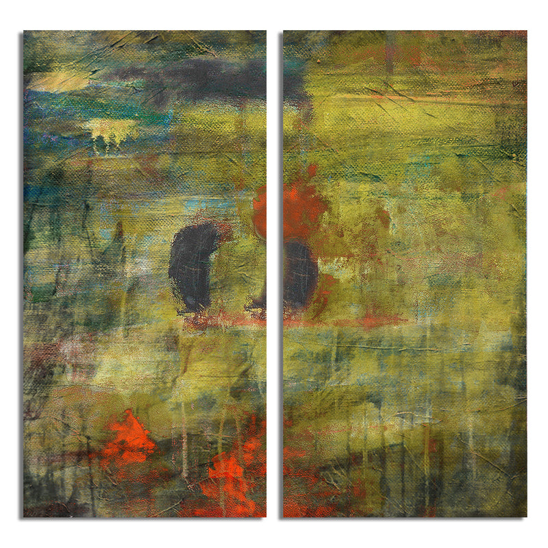 Bueno Exchange LIII' 2 Piece Wrapped Canvas Wall Art Set - Ready2HangArt