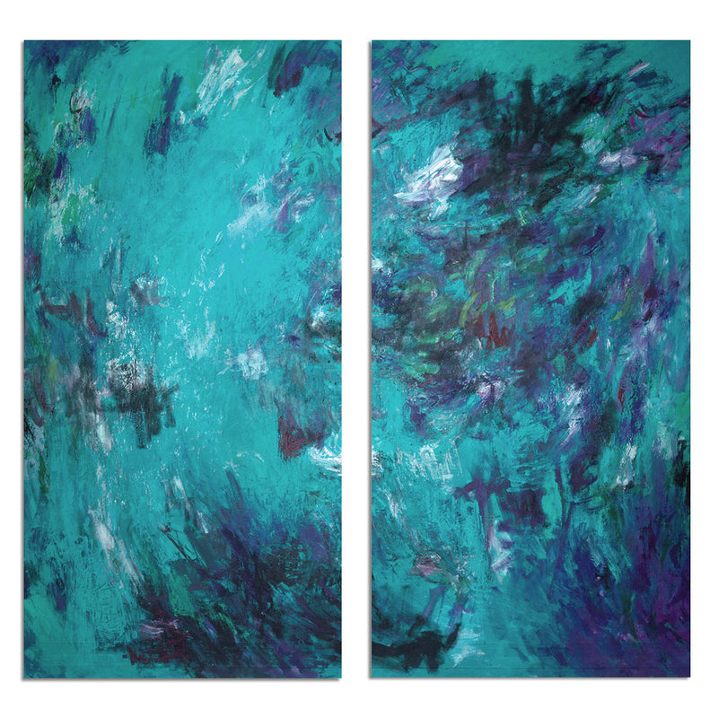 Bueno Exchange LXVIIB' 2 Piece Wrapped Canvas Wall Art Set - Ready2HangArt