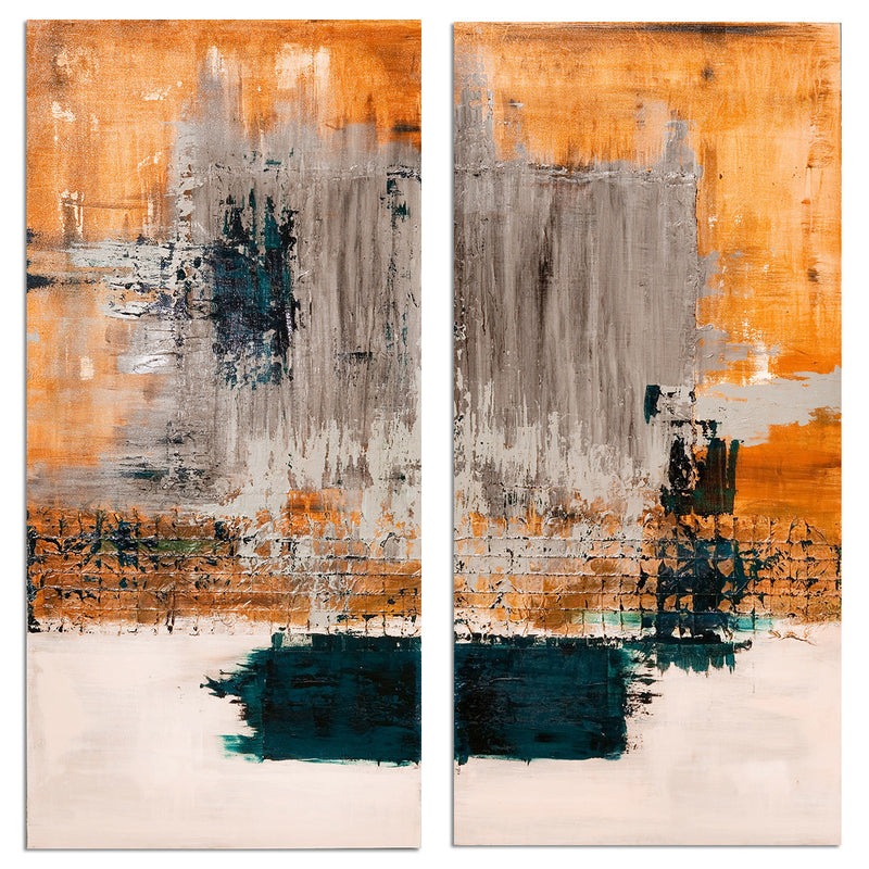 s 'Bueno Exchange LXVIV-I' 2 Piece Wrapped Canvas Wall Art Set - Ready2HangArt