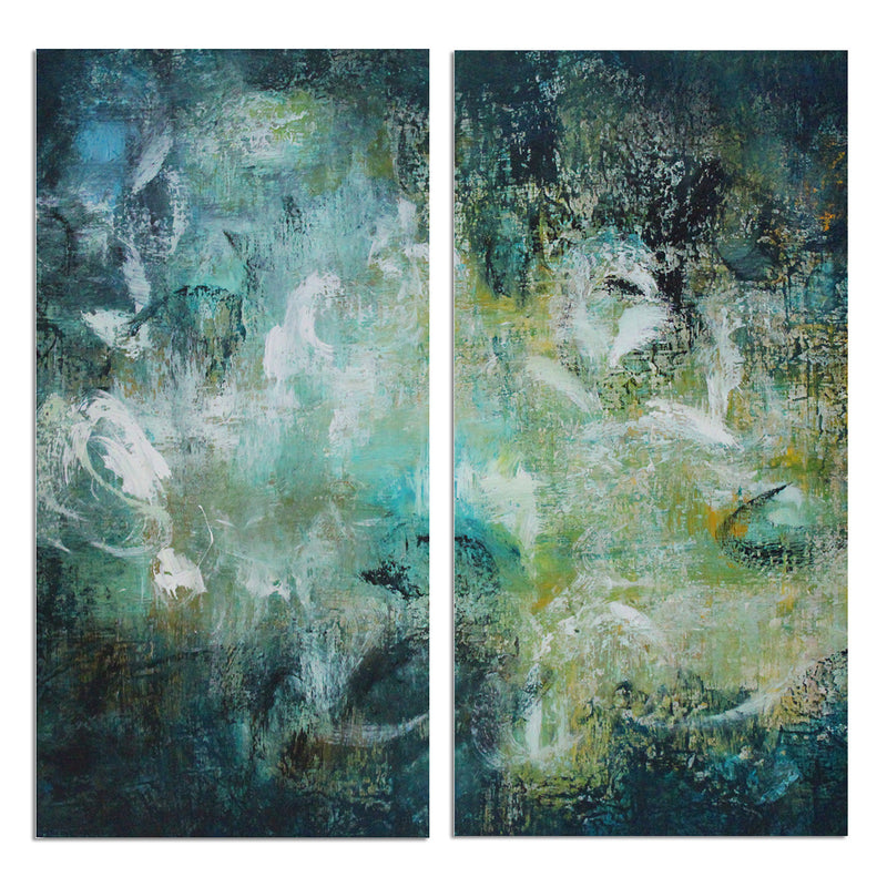 Bueno Exchange LXX-C' 2 Piece Wrapped Canvas Wall Art Set - Ready2HangArt