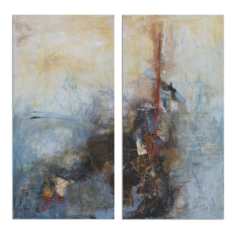 Bueno Exchange LXXIV' 2 Piece Wrapped Canvas Wall Art Set - Ready2HangArt