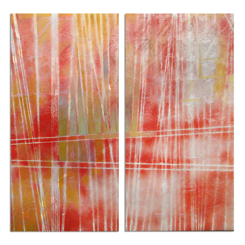 Bueno Exchange LXXVI' 2 Piece Wrapped Canvas Wall Art Set - Ready2HangArt