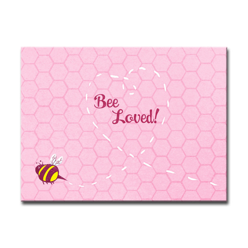 Bee Loved' Wrapped Canvas Wall Art
