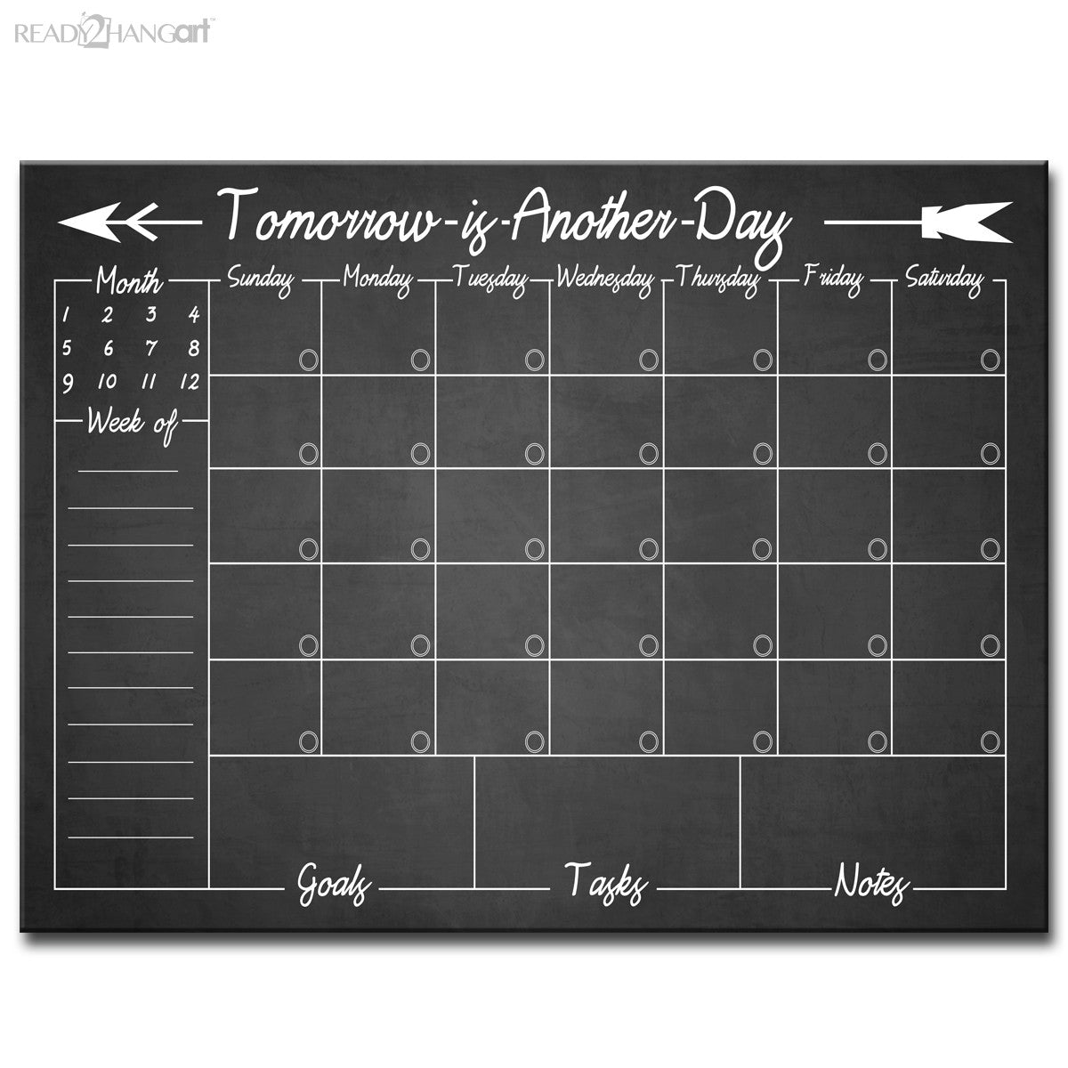 Navajo Dry Erase Monthly Calendar on ArtPlexi – Ready2HangArt