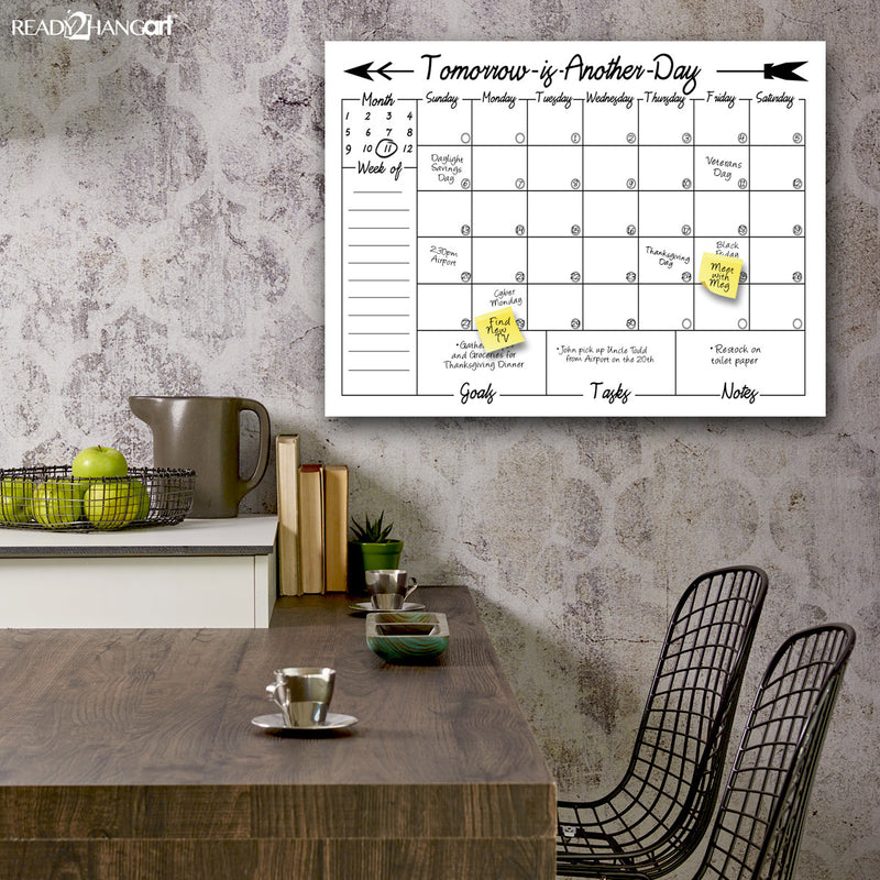 Navajo Dry Erase Monthly Calendar on ArtPlexi