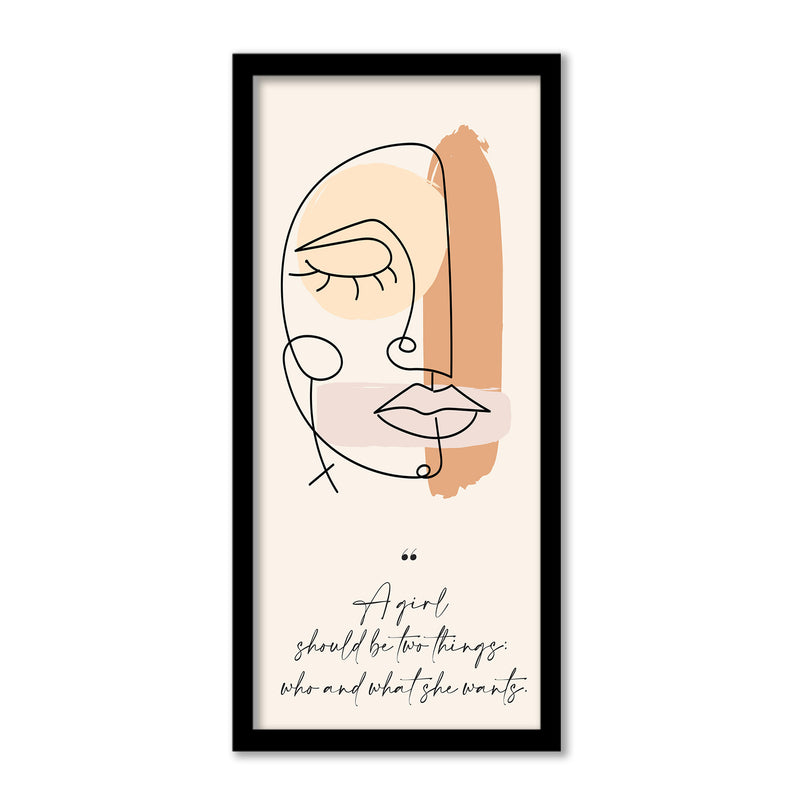 'Mur Contour X'  Wall Art