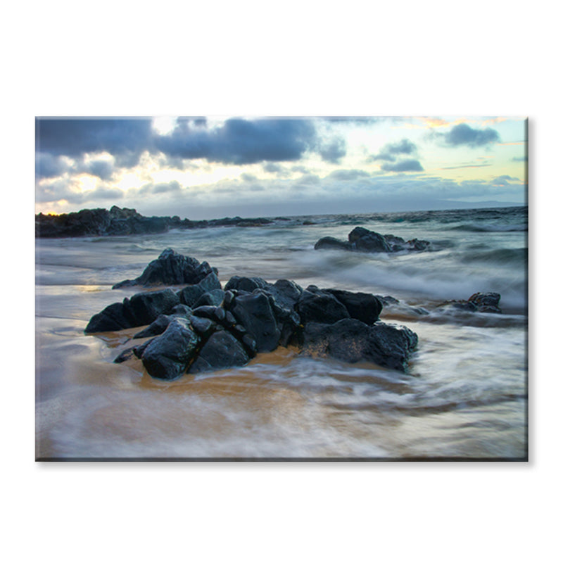 'Blue Mist IV' Wrapped Canvas Wall Art