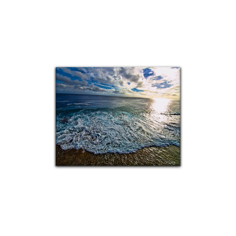 'Sea Foam' Wrapped Canvas Wall Art