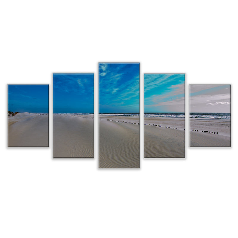 'Misty Coast' Wrapped Canvas Wall Art Set