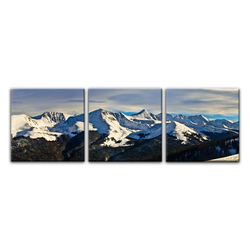 'Icy Escape' 3-Piece Wrapped Canvas Art Set