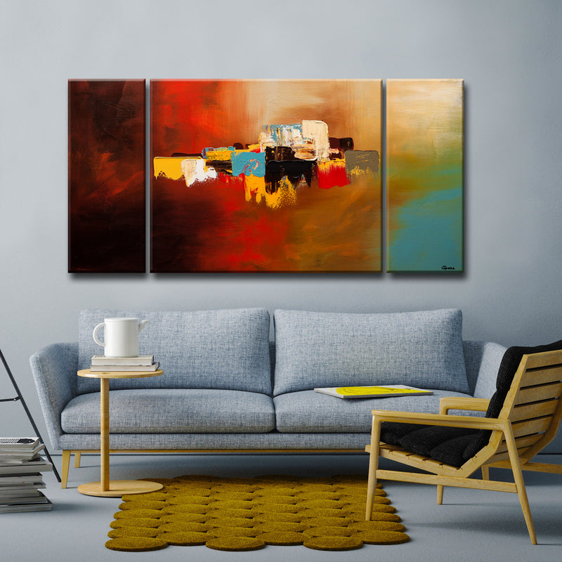 Du-Soleil' Wrapped Canvas Wall Art