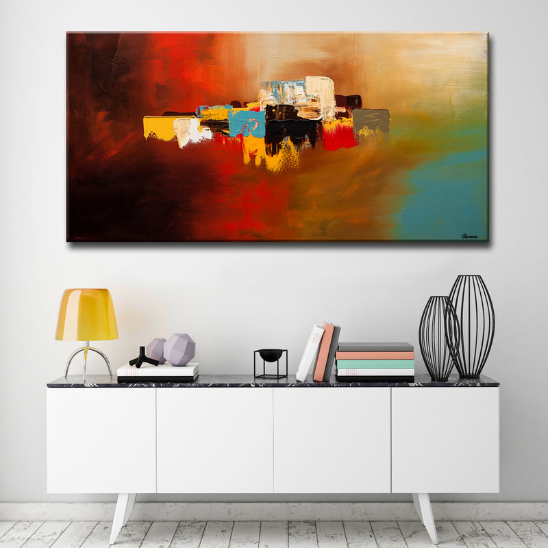 Du-Soleil' Wrapped Canvas Wall Art