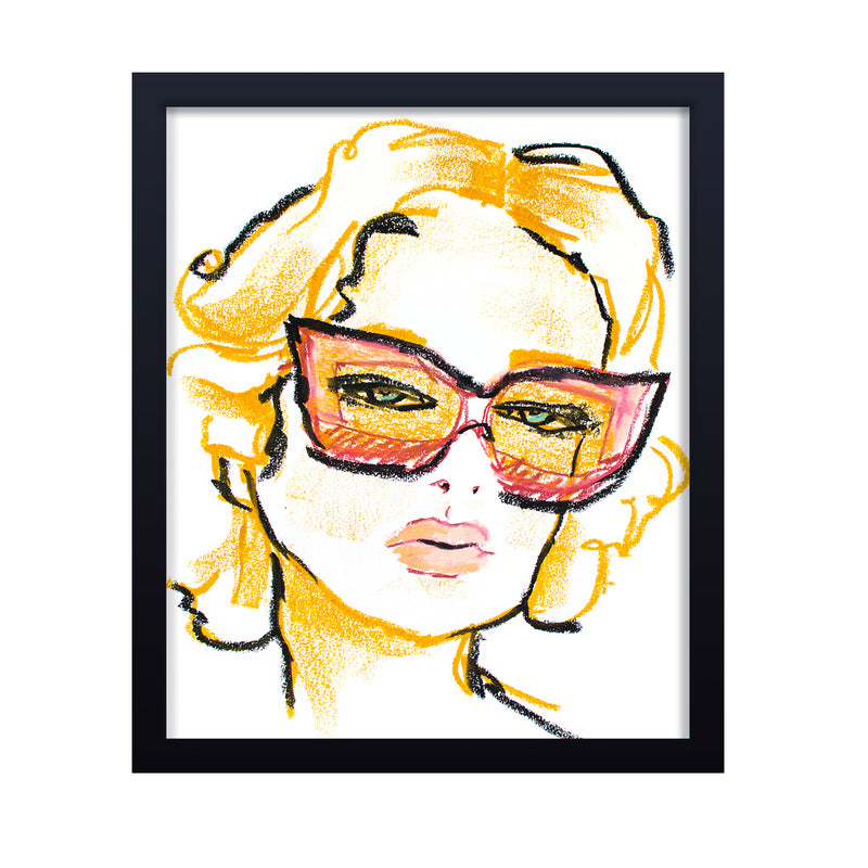 'Marlene' Framed Print Wall Art