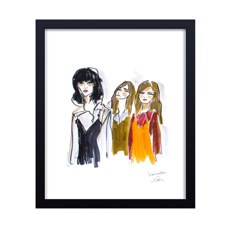 'Vuitton Backstage' Framed Print Wall Art